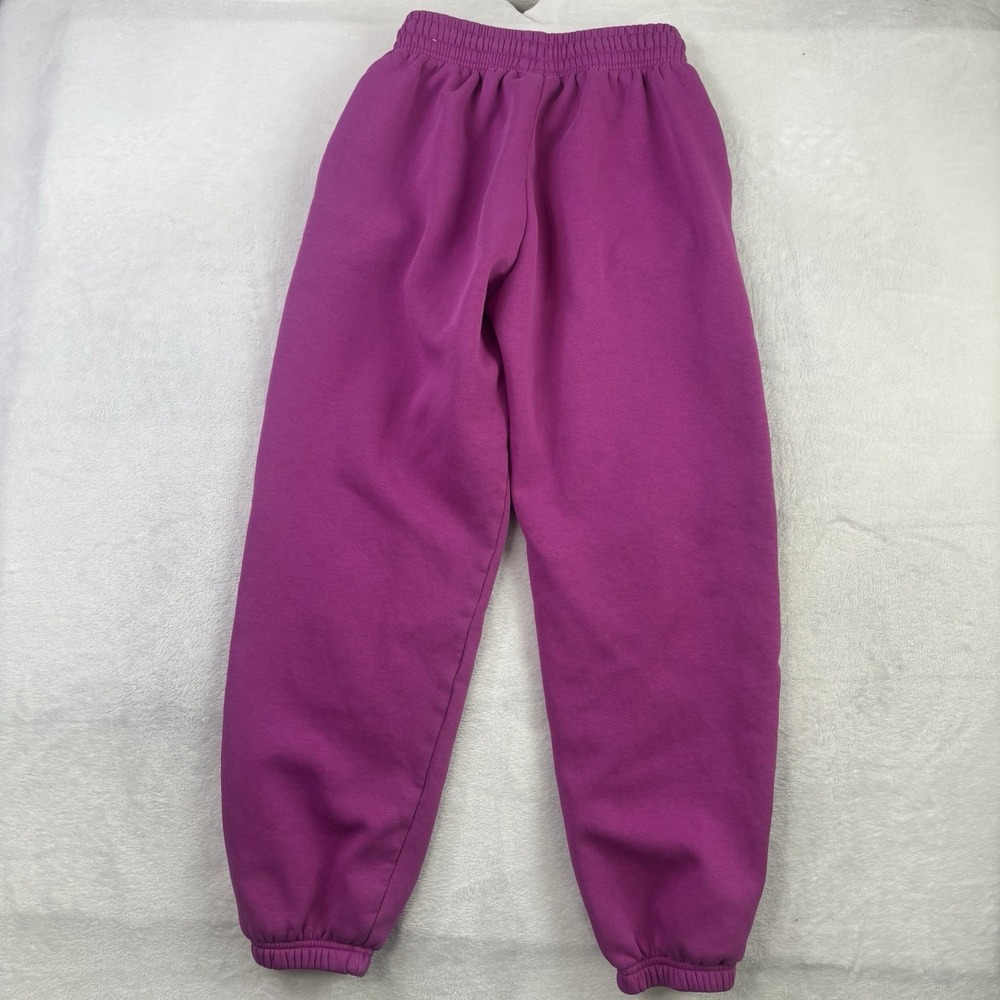 Nike Purple Pink Fleece Jogger Sweatpants Activewear Athletic Unisex Size XS - Picture 5 of 7